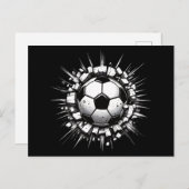 Fußball Postkarte (Vorne/Hinten)