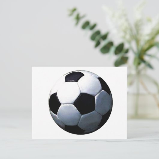 Fußball Postkarte (Stehend Vorderseite)