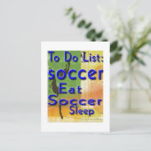 Fußball-Postkarte Postkarte (Stehend Vorderseite)