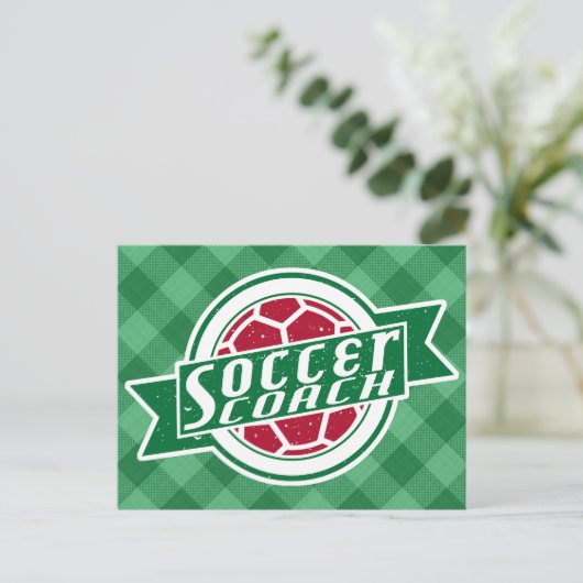 Fußball-Postkarte Postkarte (Stehend Vorderseite)