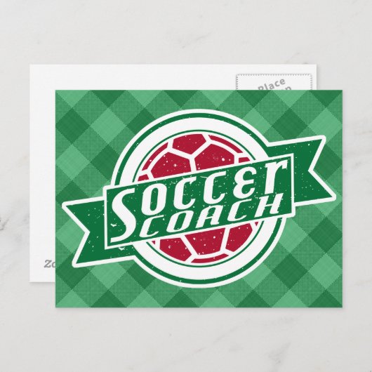 Fußball-Postkarte Postkarte (Vorne/Hinten)