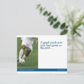 Fußball-Postkarte Postkarte (Stehend Vorderseite)