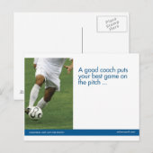 Fußball-Postkarte Postkarte (Vorne/Hinten)