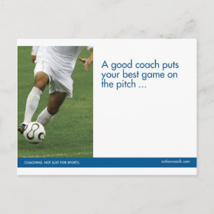 Fußball-Postkarte Postkarte