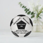 Fußball-Preis-Bankett-Einladung Einladung (Stehend Vorderseite)