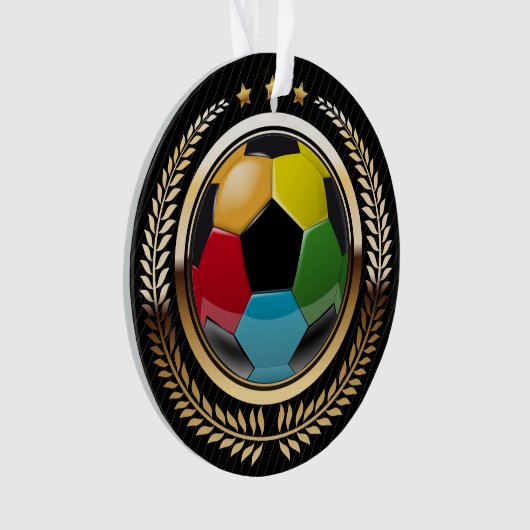 Fußball-Preis, Geschenk, Ornament (Vorderseite)