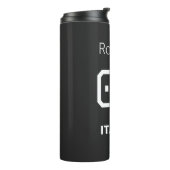 Fußball-Profi-Monochrom-Edition Persönlich Thermosbecher (Nach links gedreht)