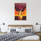 Fußball-Promo-Poster Leinwanddruck (Insitu (Schlafzimmer))