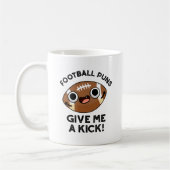 Fußball Puns geben mir einen lustigen Sport Pub Kaffeetasse (Links)