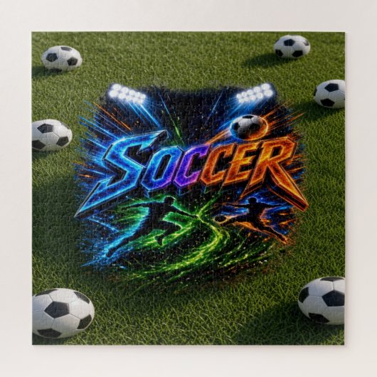 Fußball Puzzle (Vertikal)