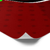 Fußball-Quarterback Poster (Ecke)