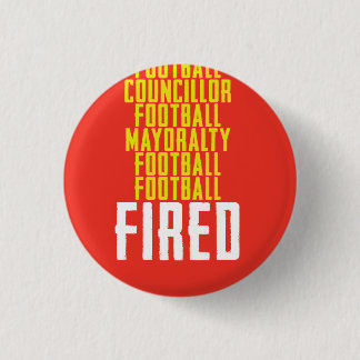 Fußball-Ratsmitglied-Bürgermeisteramt-Fußball Button