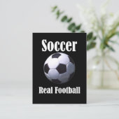 Fußball Real Football Postkarte (Stehend Vorderseite)