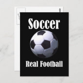 Fußball Real Football Postkarte (Vorne/Hinten)