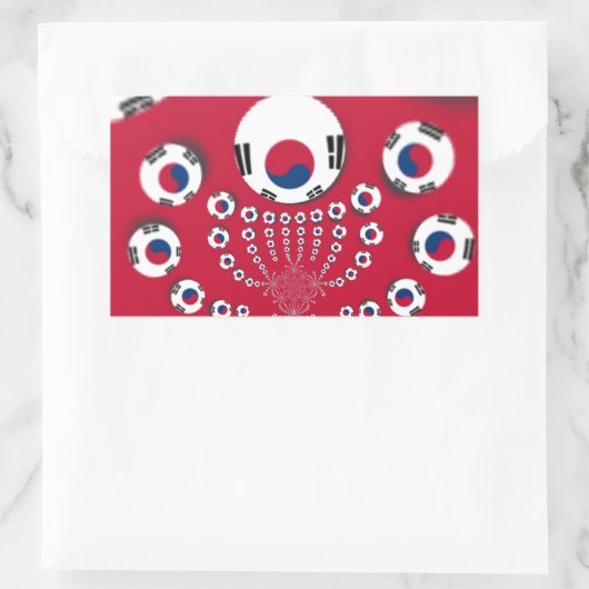 Fußball. Rechteckiger Aufkleber (Tasche)