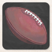 Fußball Rechteckiger Pappuntersetzer (Vorderseite)