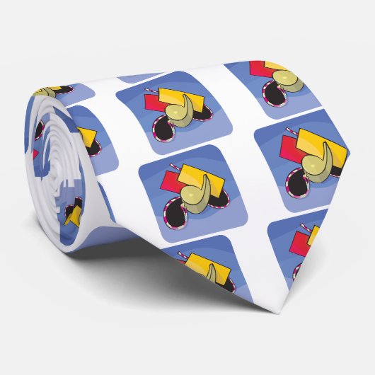 Fußball-Referent Krawatte (Gerollt)