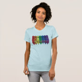 Fußball-Regenbogen-T - Shirt (Vorne ganz)