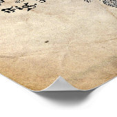 Fußball reinigt Patent Poster (Ecke)