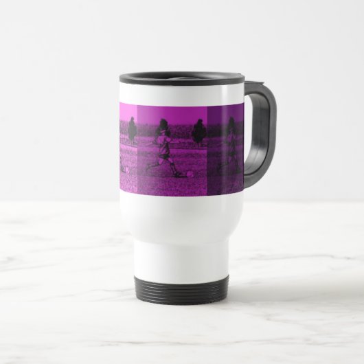 Fußball Reisebecher (VorderseiteRechts)