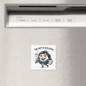 Fußball-Reporter-Maskottchen Magnet (In Situ (Geschirrspüler))