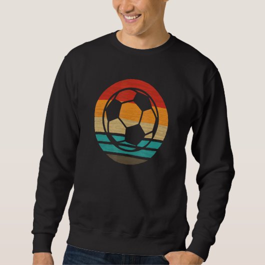 Fußball-Retro-Stil Vintag Sweatshirt (Vorderseite)