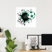 Fußball-Ripping Poster (Heimbüro)