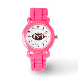 Fußball Rosa Glitzer Strap Watch Armbanduhr