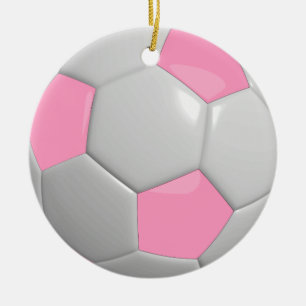 Fußball Rosa Keramikornament