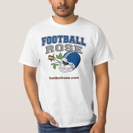 Fußball-Rosen-Logo T-Shirt (Vorderseite)