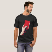 Fußball Rot Karte Mädchen T-Shirt (Vorne ganz)