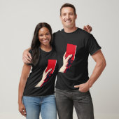 Fußball Rot Karte Mädchen T-Shirt (Unisex)