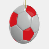 Fußball | Rot Keramikornament (Rechts)
