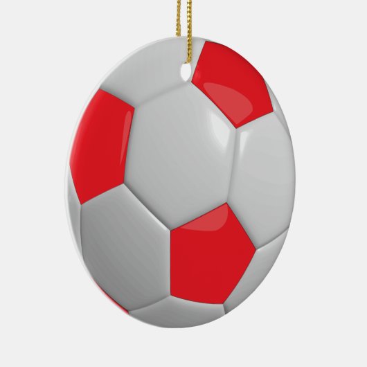 Fußball | Rot Keramikornament (Rechts)