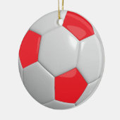 Fußball | Rot Keramikornament (Links)
