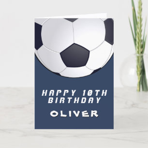 Fußball roter Junge Alles Gute zum Geburtstag Karte