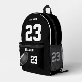 Fußball-Rucksack High School personalisiert Bw Bedruckter Rucksack