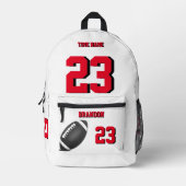 Fußball-Rucksack High School Wrr Bedruckter Rucksack (Vorderseite)