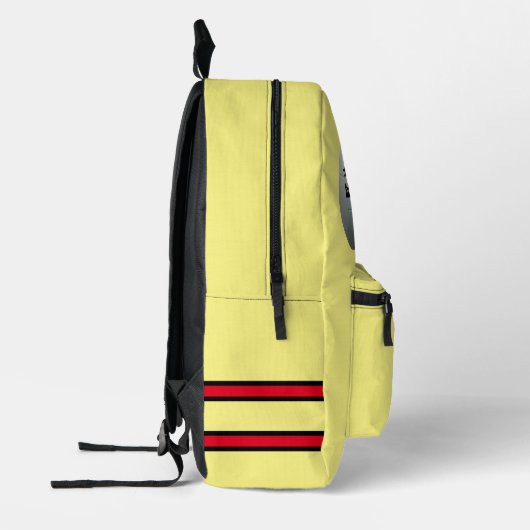 Fußball-Rucksäcke Gelb Rosa personalisiert Ball Pl Bedruckter Rucksack (Links)