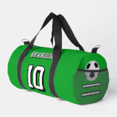 Fußball-Rucksäcke Grüne personalisiert-Spielerorge Duffle Bag (Rechte Ecke)