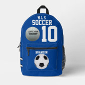 Fußball-Rucksäcke personalisiert-Spielergogel Bedruckter Rucksack (Vorderseite)