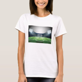 Fußball-Rückzugsziel T-Shirt