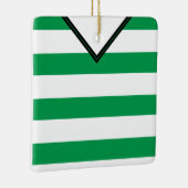 Fußball Rugby Jersey Name Number Template Keramikornament (Rechts)