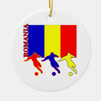 Fußball Rumänien Keramik Ornament