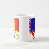 Fußball-Rumänien-Tasse Kaffeetasse (Mittel)