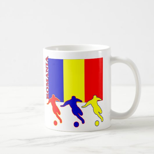 Fußball-Rumänien-Tasse Kaffeetasse (Rechts)