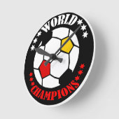 FUSSBALL RUNDE WANDUHR (Winkel)