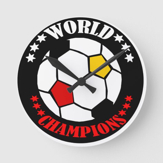FUSSBALL RUNDE WANDUHR (Vorderseite)