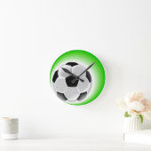 Fußball Runde Wanduhr (Zuhause)