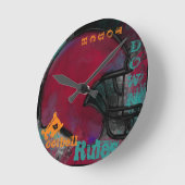 FUSSBALL RUNDE WANDUHR (Winkel)